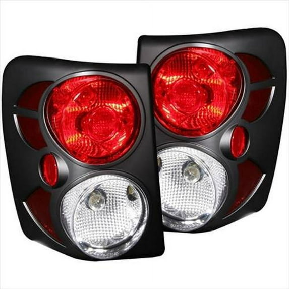 ANZO 211105 Jeep Grand Cherokee 99-04 Tail Lights Black