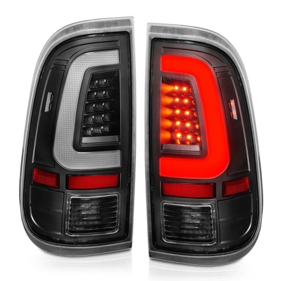 ANZO For Ford F-250 Super Duty 2008-2016 Tail Lights LED Black Housing Clear | 311356