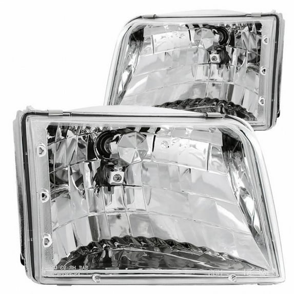 ANZO For Ford Ranger 1993 94 95 96 1997 Crystal Headlights Chrome | 111036