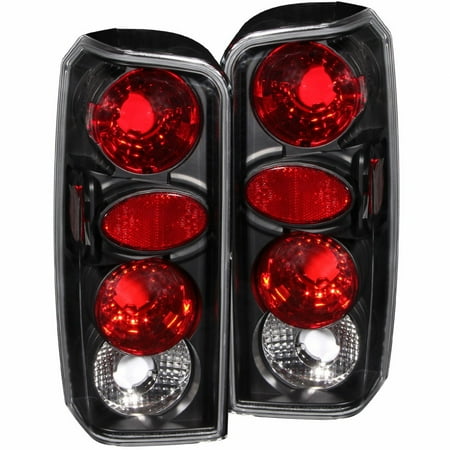 ANZO For Jeep Cherokee 1997 1998 1999 2000 2001 Tail Lights Black | 211103
