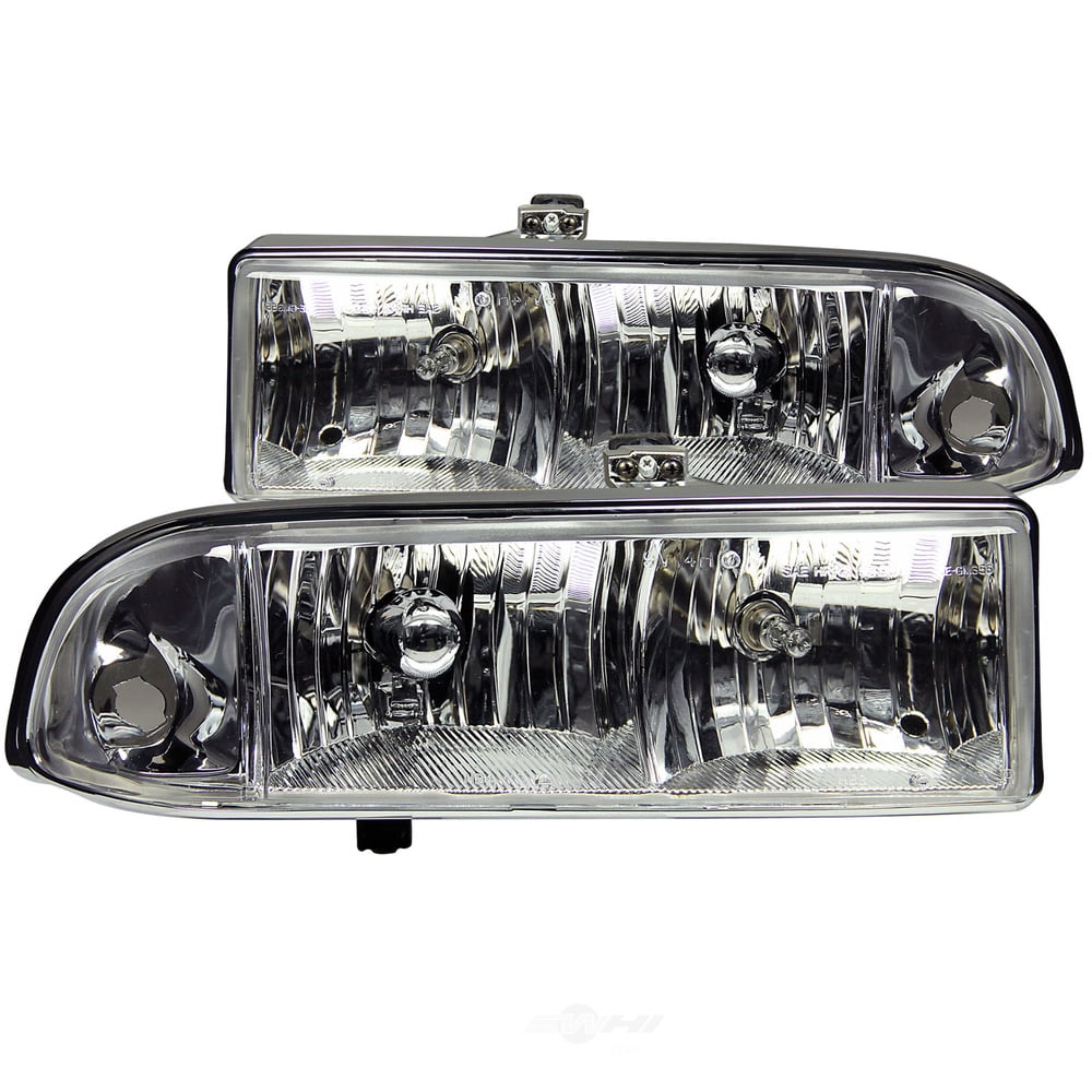 ANZO USA 111014 98-04 S10 CRYSTAL CHROME HEADLIGHTS Fits select: 1998-2004 CHEVROLET S TRUCK, 1998-2004 CHEVROLET BLAZER