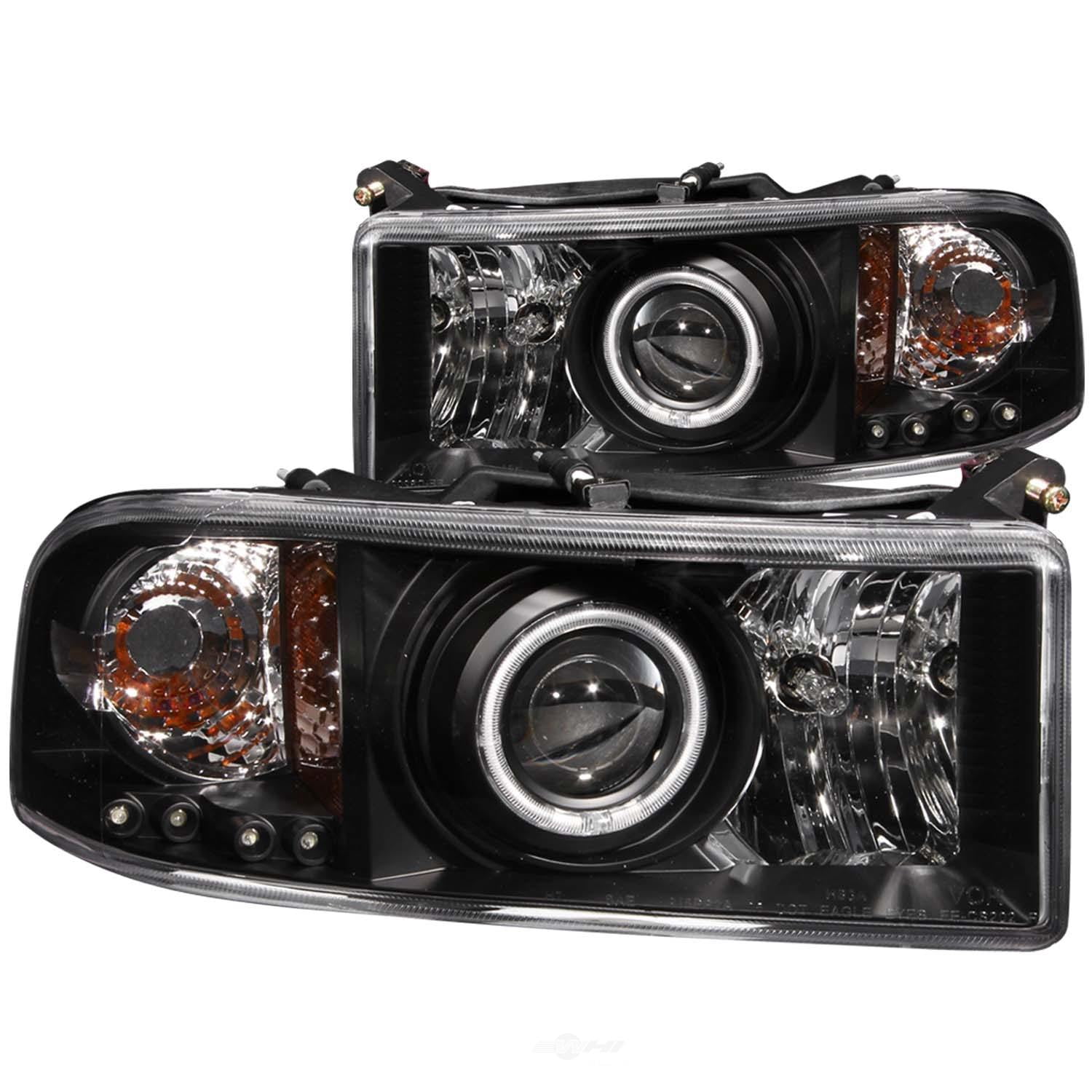 ANZO USA 111065 Projector Headlight Set w/Halo Fits select: 1994-2002 DODGE RAM 2500, 1994-1996 DODGE RAM 1500