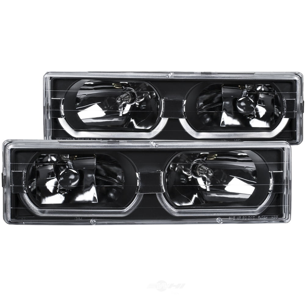 ANZO USA 111299 88-98 1500,2500, 88-00 3500, 92-94 BLAZR, 95-99 TAHOE,92-99 SUB/YUKON CRYSTL HDLIGHT BLACK W/LOWBROW Fits select: 1988-2000 CHEVROLET GMT-400, 1995-1999 CHEVROLET TAHOE
