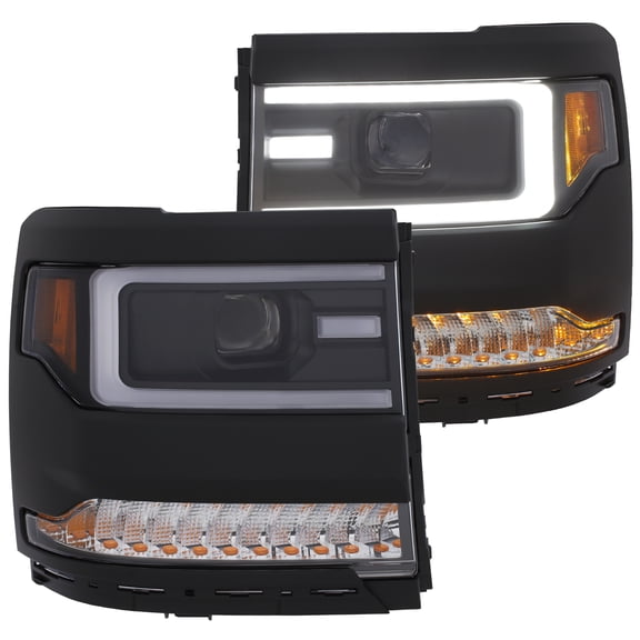 ANZO USA 111373 Projector Headlight Set Fits select: 2016-2018 CHEVROLET SILVERADO