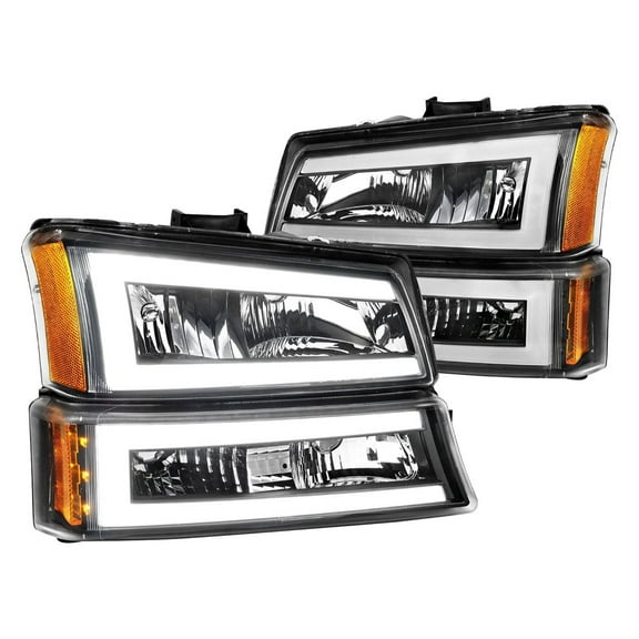 ANZO USA 111501 Crystal Headlight Fits select: 2003-2007 CHEVROLET SILVERADO, 2003-2006 CHEVROLET AVALANCHE