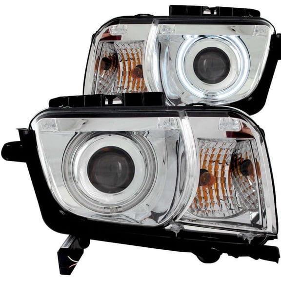 ANZO USA 121311 Projector Headlight Set w/Halo Fits select: 2010-2013 CHEVROLET CAMARO