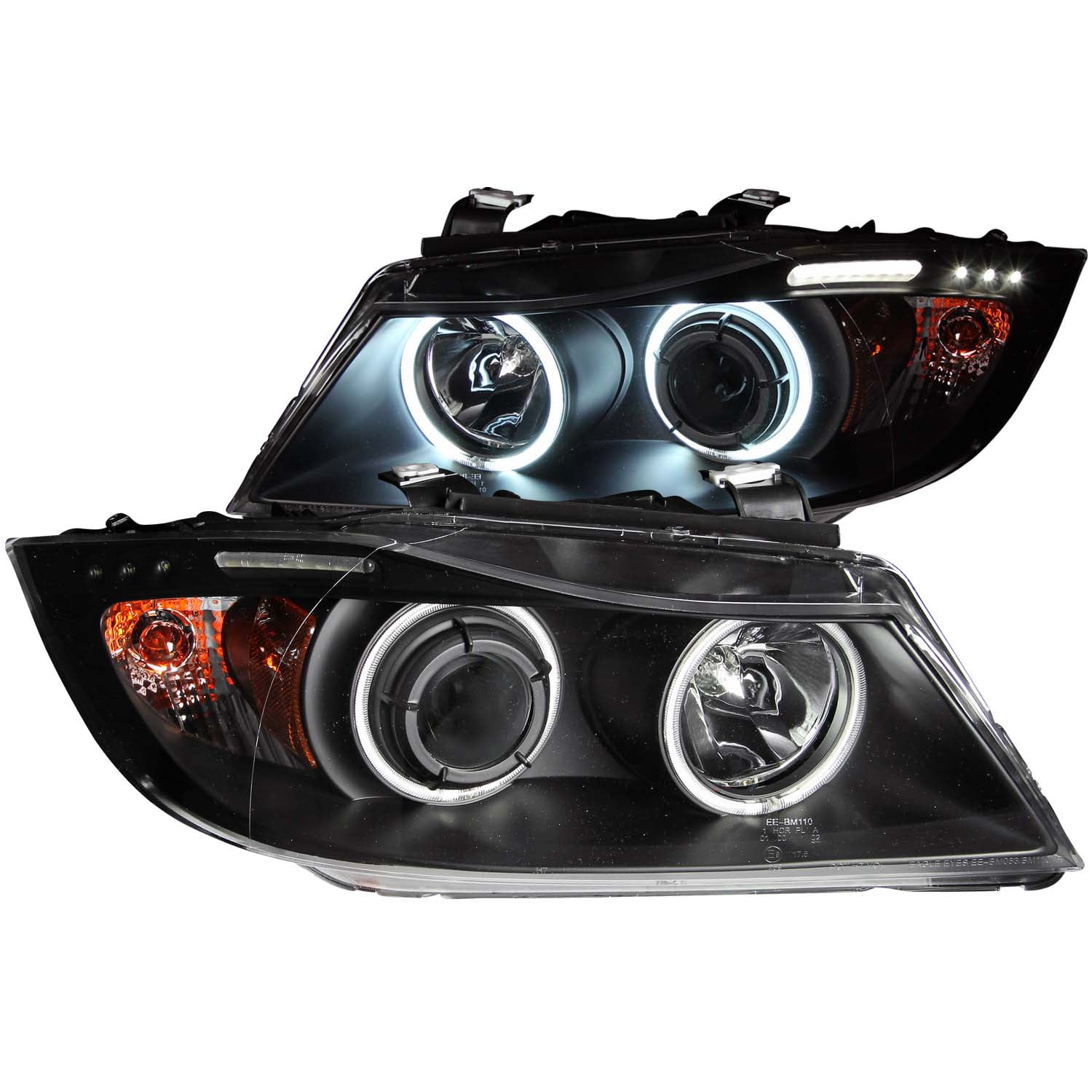 ANZO USA 121335 Projector Headlight Set w/Halo