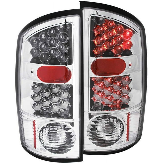 ANZO USA 311017 03-06 RAM LED TAIL LIGHTS LED CHROME Fits select: 2002-2003,2005 DODGE RAM 1500