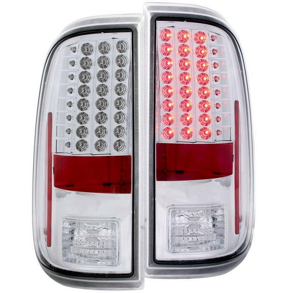 ANZO USA 311128 08-15 SUPER DUTY LED TAIL LIGHTS LED CHROME Fits select: 2008-2016 FORD F250, 2008-2016 FORD F350
