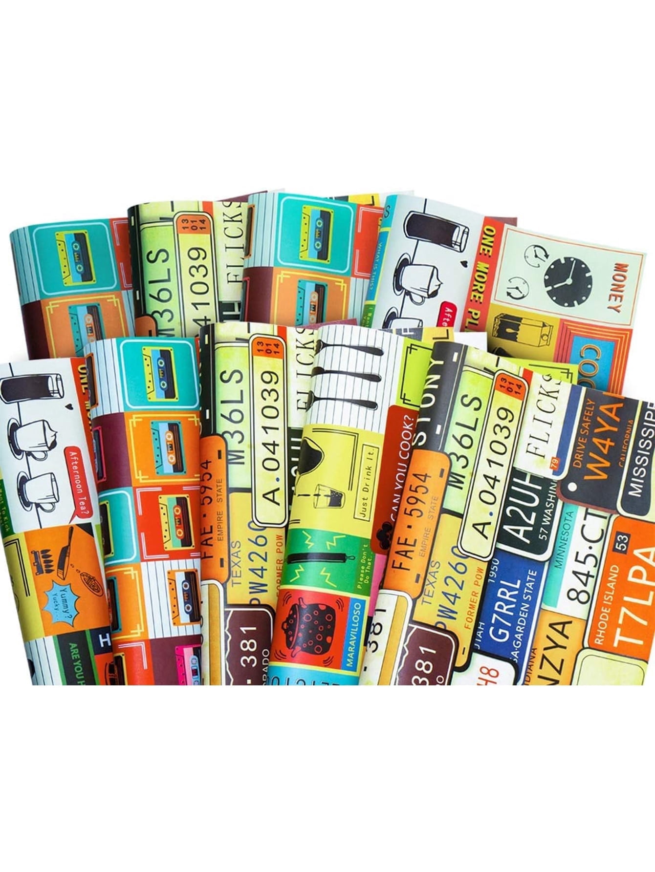ANZON MORIES Lot 64 Feuilles + 32 Enveloppes Papier à Lettres Dentelle Bleu Marine Orange