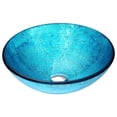 thumbnail image 1 of ANZZI Accent 16.5" High Tempered Glass Vessel Bathroom Sink in Blue Ice, 1 of 4