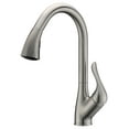 thumbnail image 1 of ANZZI Accent Series Single-Handle Pull-Down Sprayer Kitchen Faucet in Brushed Nickel, 1 of 6