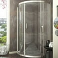 thumbnail image 1 of ANZZI Baron Series 39 In. X 74.75 In. Framed Sliding Shower Door In Brushed Nickel - SD-AZ01-01BN, 1 of 2