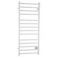 thumbnail image 1 of ANZZI Elgon 14-Bar Carbon Steel Wall Mounted Electric Towel Warmer Rack in White, 1 of 9