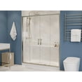 thumbnail image 1 of ANZZI Enchant 70-in. x 60.4-in. Framed Sliding Shower Door in Brushed Nickel, 1 of 10