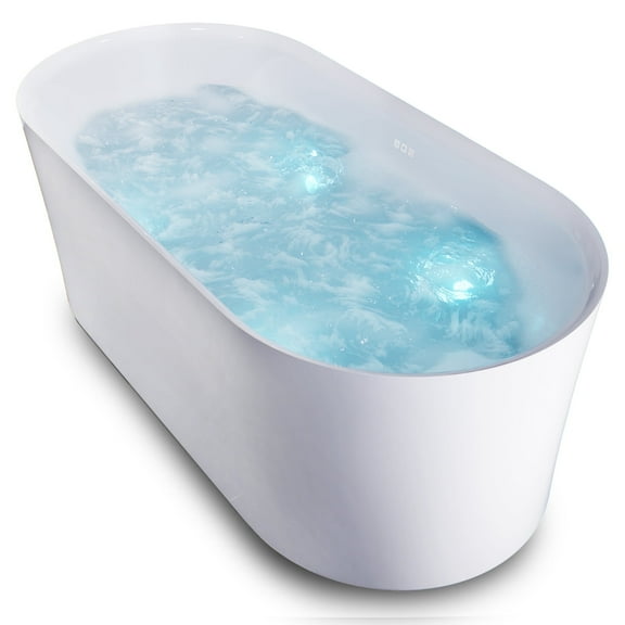 ANZZI Jericho Series Freestanding Acrylic Bathtub FT-AZ067