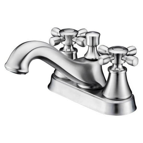 Anzzi L-Az006 Major Centerset 1.2 GPM Bathroom Faucet - Nickel