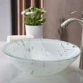 thumbnail image 1 of ANZZI Marbela Glass Circular Vessel Bathroom Sink, 1 of 2