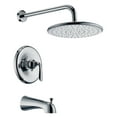 thumbnail image 1 of ANZZI Meno Series Single-Handle 1-Spray Tub and Shower Faucet in Brushed Nickel, 1 of 5