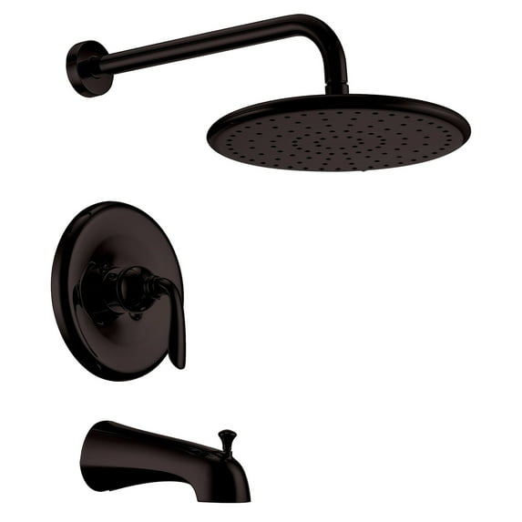 ANZZI Meno Series Single-Handle 1-Spray Tub and Shower Faucet in Oil Rubbed Bronze