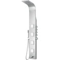 thumbnail image 1 of ANZZI Mesa 64 in. Full Body Shower Panel with Heavy Rain Shower in Brushed Steel, 1 of 7