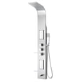 thumbnail image 1 of ANZZI Mesmer 58 in. Full Body Shower Panel with Heavy Rain Shower in Brushed Steel, 1 of 13