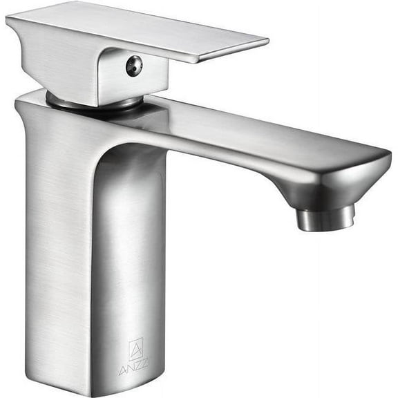 ANZZI Promenade Single Handle Bathroom Faucet in Brushed Nickel