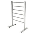 thumbnail image 1 of ANZZI Riposte Series 6-Bar Stainless Steel Floor Mounted Electric Towel Warmer Rack-Brushed Nickel, 1 of 8