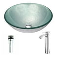thumbnail image 1 of ANZZI  Spirito Series Deco-glass Vessel Sink in Churning Silver with Harmony Faucet in Brushed Nickel, 1 of 3