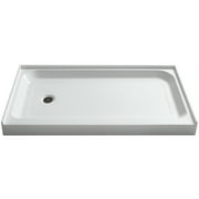 ANZZI Tier 36 x 60 in. Left Drain Single Threshold Shower Base in White