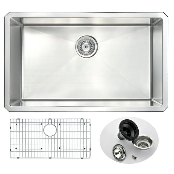 ANZZI Vanguard 30" Undermount Single Bowl Kitchen Sink