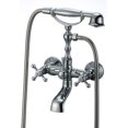 thumbnail image 1 of ANZZI Victoria Triple Handle Wall Mounted Roman Tub Faucet with Handheld Shower, 1 of 2