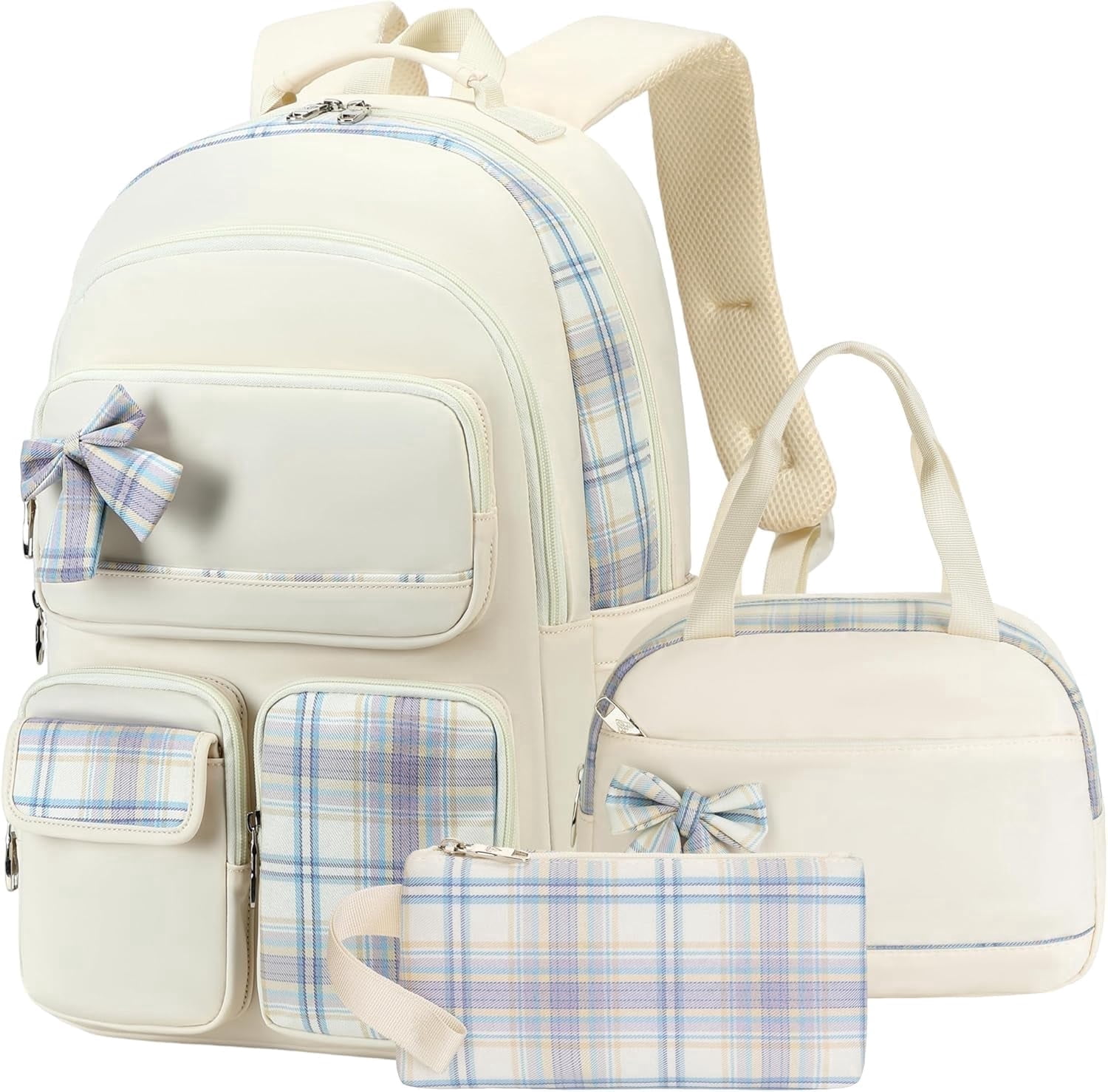 AO ALI VICTORY Girls Backpack,3pcs Backpacks with Lunch Box Pencil Case ...