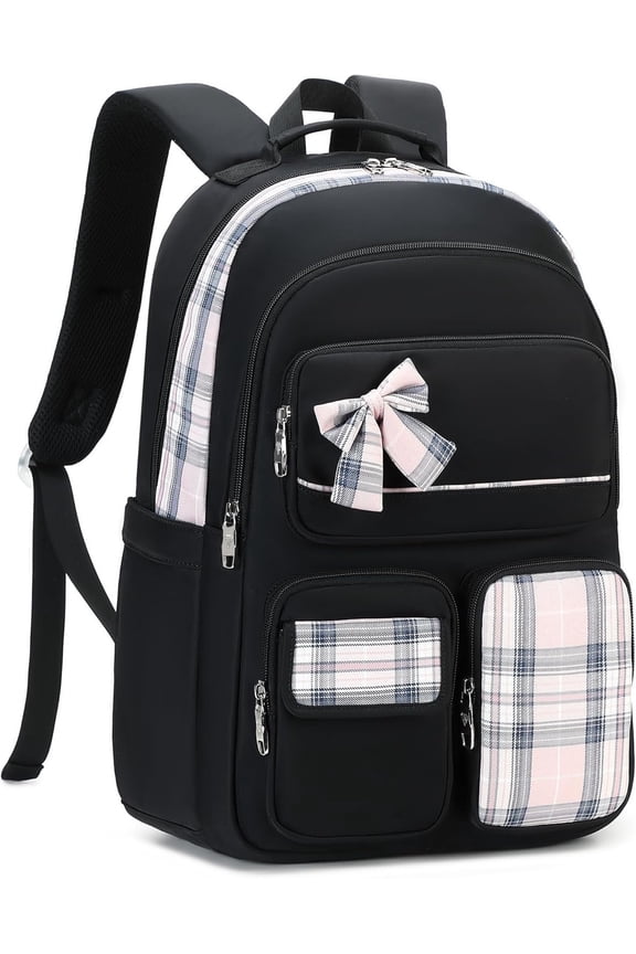 Backpack, large-capacity school bag, 15.6-inch laptop bag, casual travel and daily backpack College Backpacks Backpack Set Anti Travel Back Pack Large Bookbags forTeens Women(black)