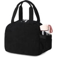 thumbnail image 1 of AO ALI VICTORY Lunch Box Lunch Bag Insulated Lunchbox Cute Reusable Lunch Tote bags for School Work Picnic for Kids Girls Women（Black）, 1 of 6