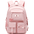 thumbnail image 1 of AO ALI VICTORY Laptop Backpack 15.6 inch College Backpack Large Schoolbag Anti Theft Travel Backpack Casual Daypack Schoolbag Teen Ladies (Pink), 1 of 7