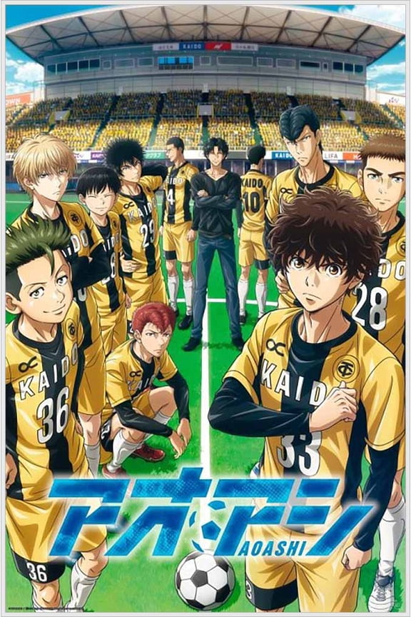 AO ASHI Anime Poster- 24.5" x 36.5" Laminated
