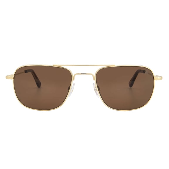 American Optical Brown Navigator Men's Sunglasses CHECKMATE 1 56