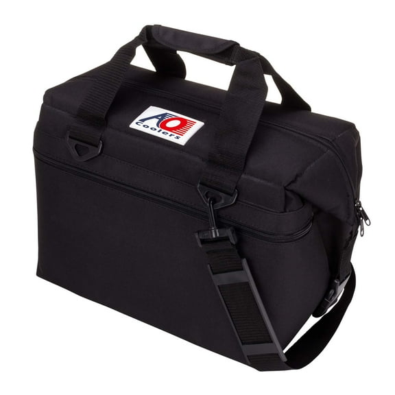 AO Coolers AO24CH 24 Can Mobile Soft Cooler with High-Density Insulation, Black