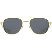 AO Original Pilot Sunglasses, Gold Frame, 52 mm True Color Gray SkyMaster Glass