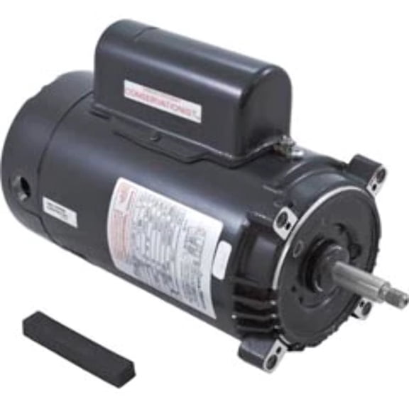 AO Smith CT1052 Motor, Century,0.5hp,115v/230v,1-Spd,56Cfr,C-Face Thd,EE