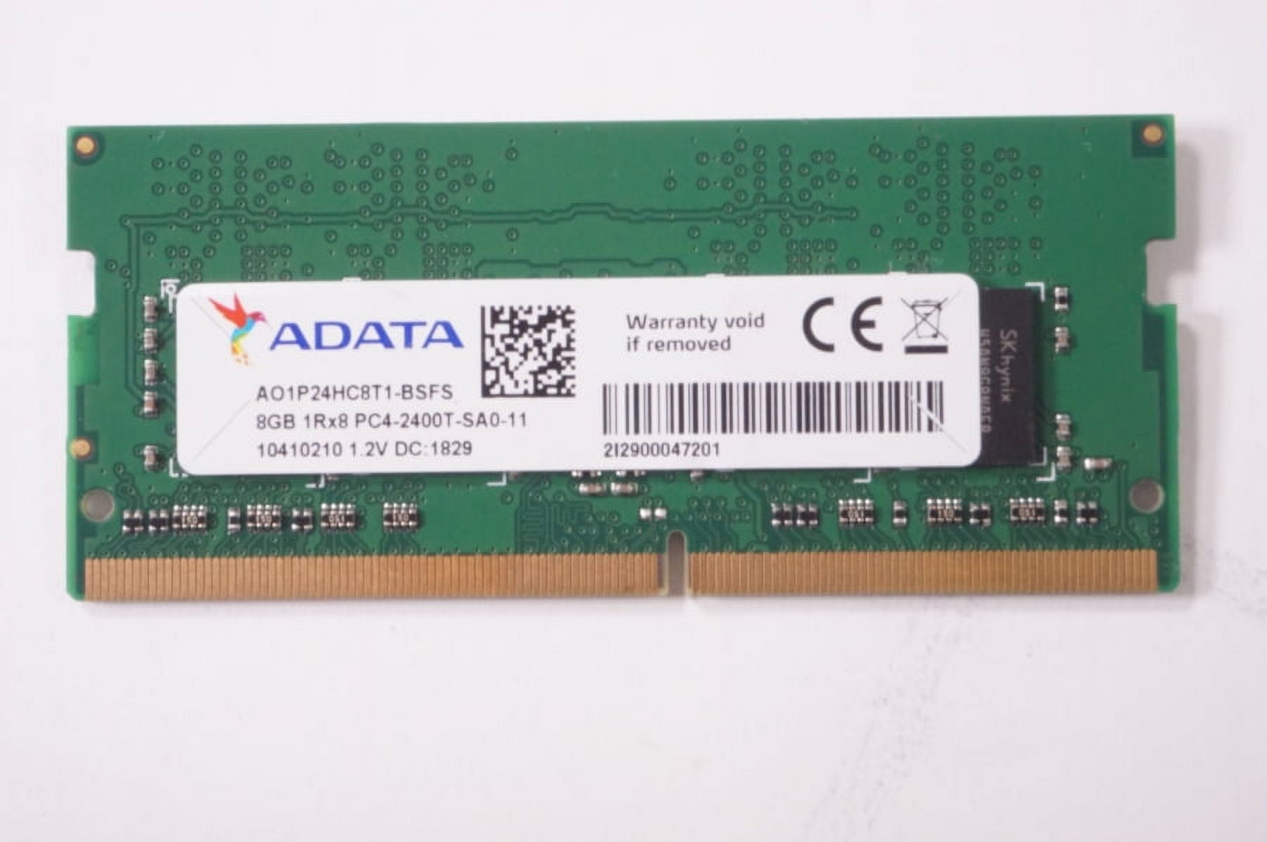 ADATA DDR4 8GB メモリ 2400MHz LOF OF 4X ADATA 8GB DDR4 2400 RAM Module AD4R240038G17-B