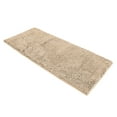 thumbnail image 1 of AOACreations Chenille Shag Bath Rug Long Runner Bathroom Mat 50 x 150 cm (20" x 59"), Light Brown, 1 of 7