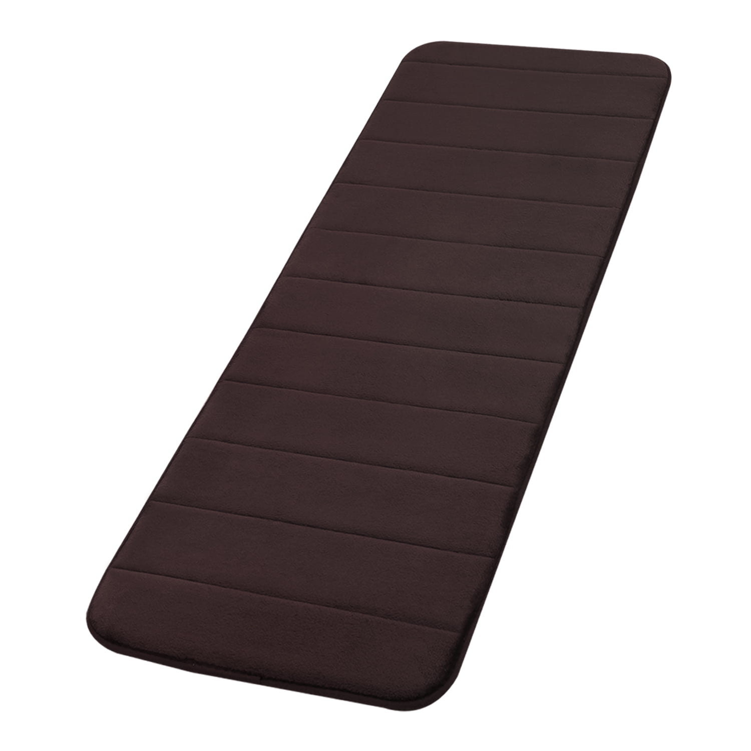 Smart Dry Ultra Fast Drying Memory Foam 21x34 Bath Mat in Brown, NEW rug