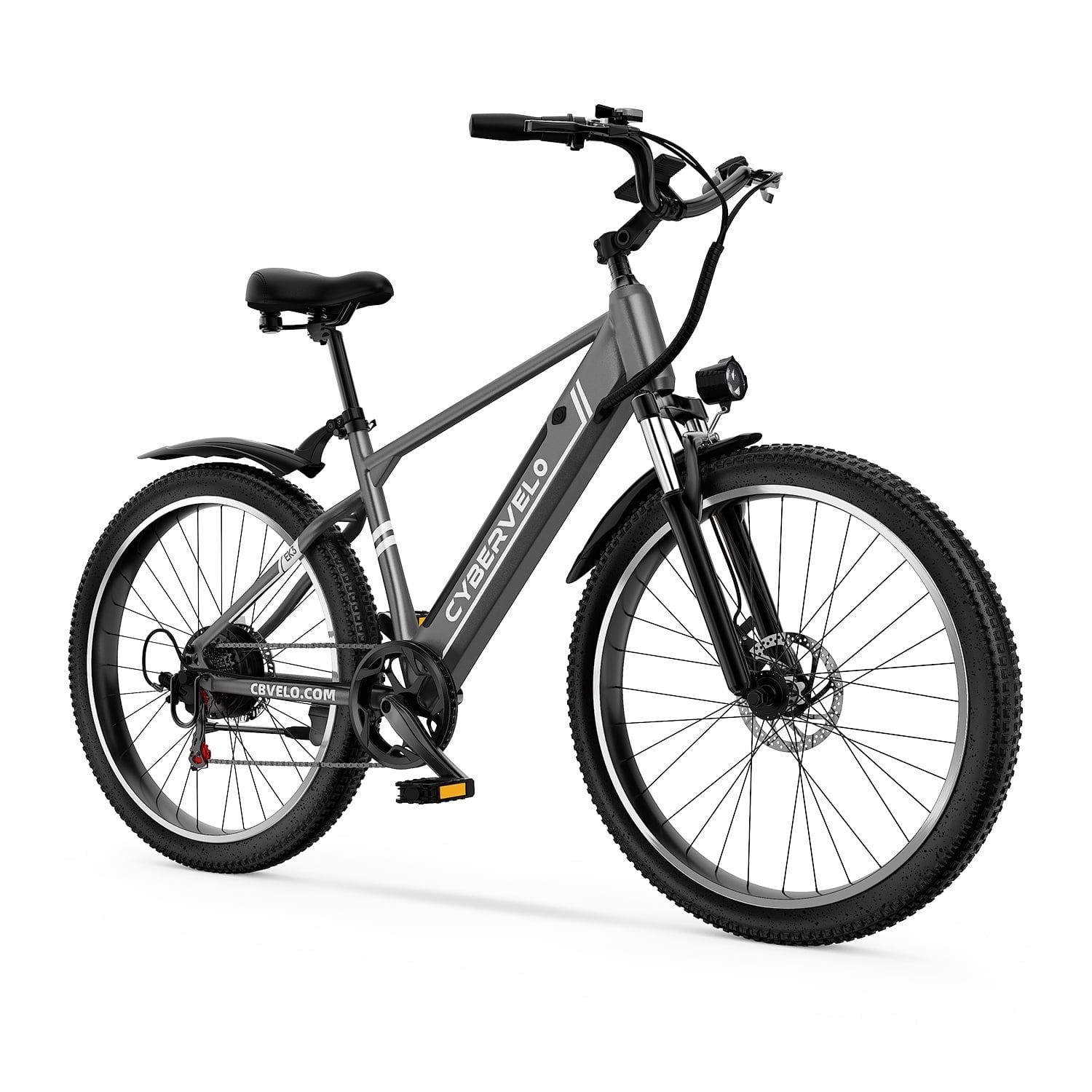 AOANGO Electric Bike for Adults, 26" Tire Up to 80Miles Commute Mountain Bike with 48V Removable Battery