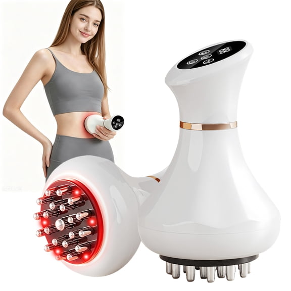 AOBAIWO Lymphatic Drainage Massager, Microcurrent Sculpting Device, Heat Light Vibration