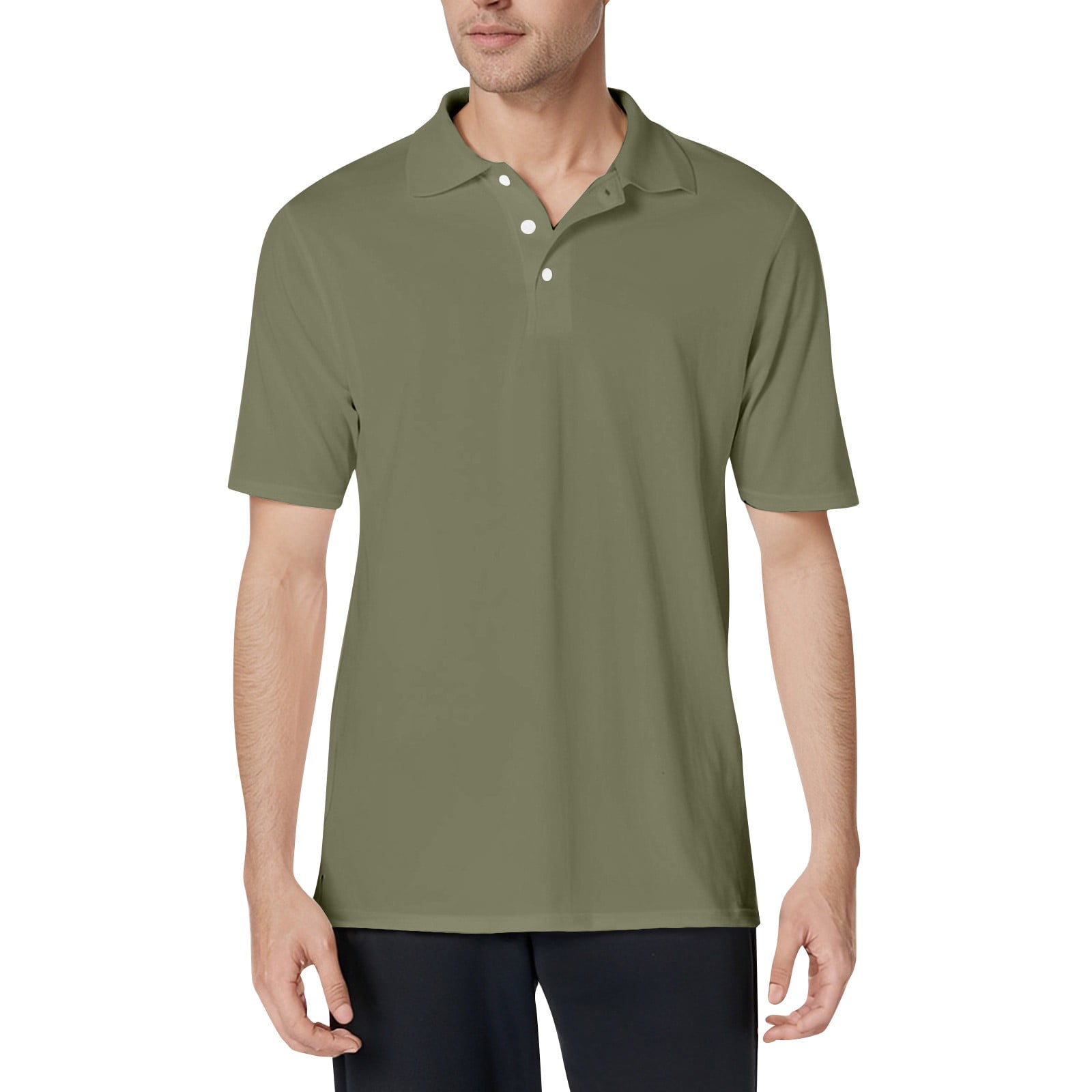 AOBLISS Big and Tall Polo Shirts for Men 2025 Summer Short Sleeve ...