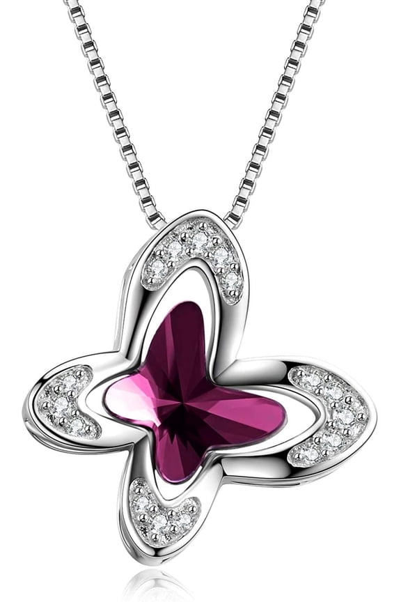 Gifts for Women, Sterling Silver Butterfly Necklace Butterfly Pendant Jewelry Gifts for Women