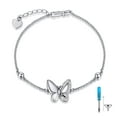 thumbnail image 1 of AOBOCO Cremation Jewelry for Ashes Sterling Silver Butterfly/Dragonfly Urn Bracelet for Ashes Memorial Keepsake Box Jewelry for Human Ashes Pet Ashes, 1 of 5