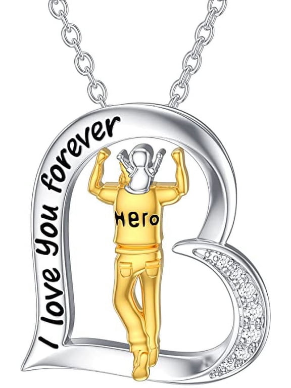 Gifts for Dad 925 Sterling Silver I Love You Dad Necklace You Are Hero Daddy I Love You Papa